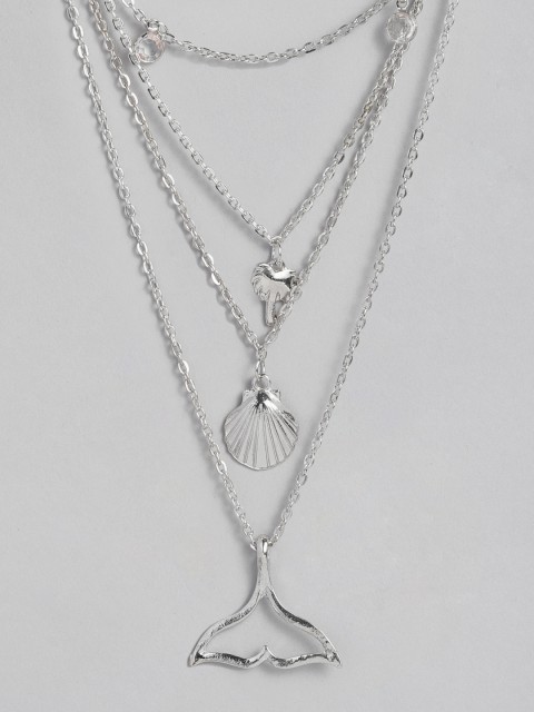 

DressBerry Silver-Plated Layered Necklace