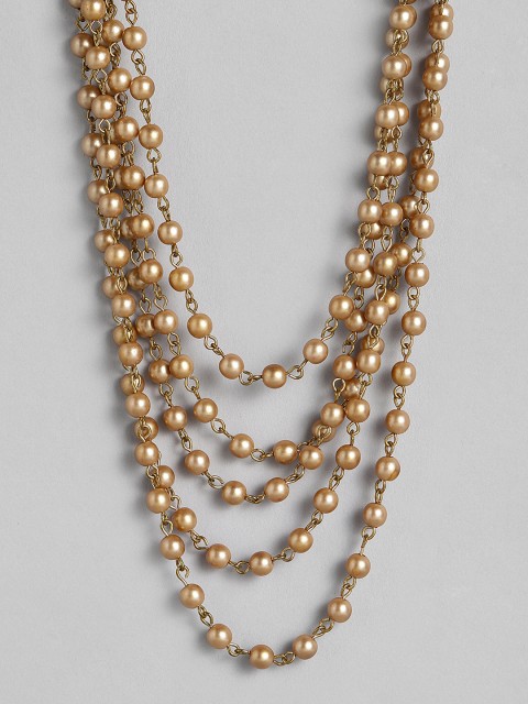 

DressBerry Gold-Toned Multi-Layered Necklace