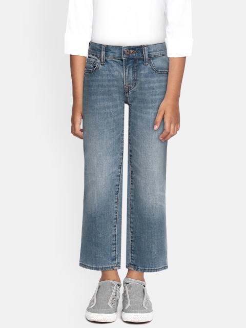

GAP Boys Blue Straight Fit Mid-Rise Clean Look Stretchable Jeans