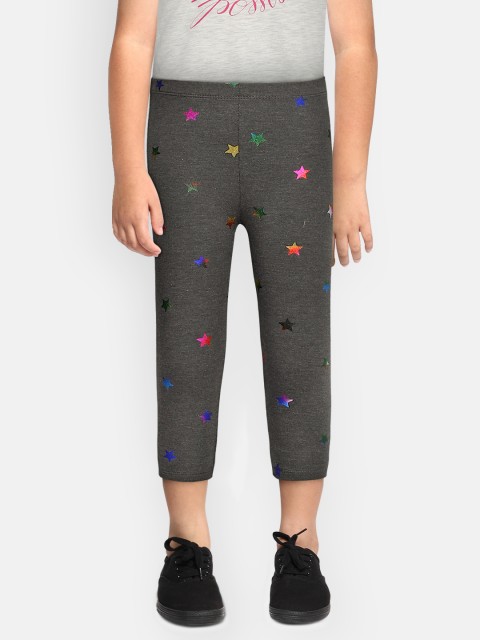 

GAP Girls Grey Printed Leggings