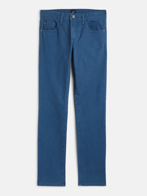 

GAP Boys Blue Solid Skinny Fit Jeans