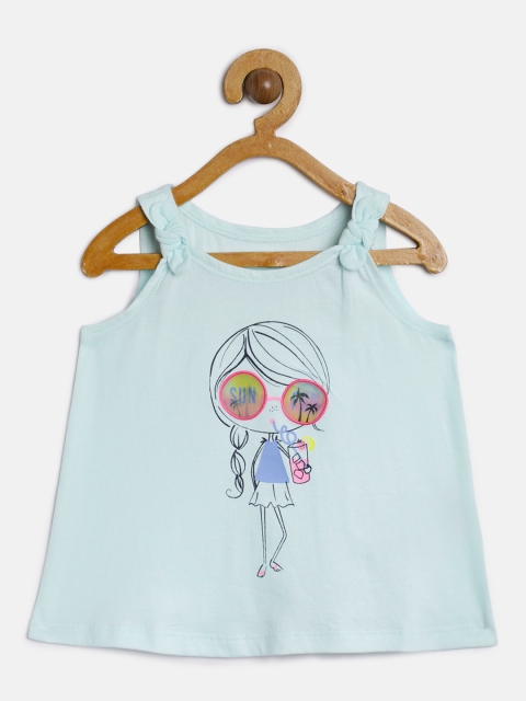 

GAP Girls Blue Printed Top