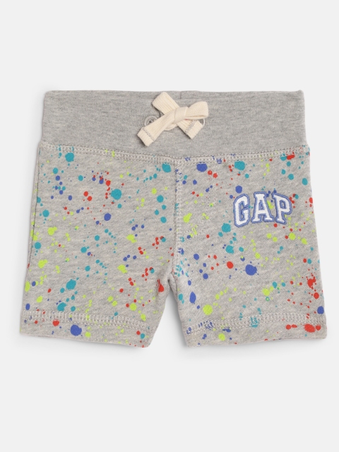 

GAP Boys Grey Printed Regular Fit Regular Shorts
