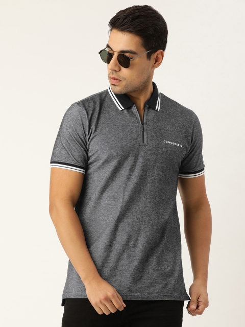 

Converse Men Charcoal Grey Printed Round Neck T-shirt