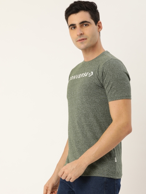 

Converse Men Green Printed Round Neck T-shirt