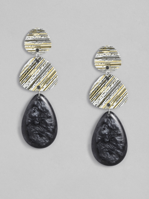 

DressBerry Black Contemporary Drop Earrings