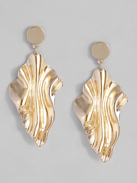 

DressBerry Gold-Plated Quirky Drop Earrings