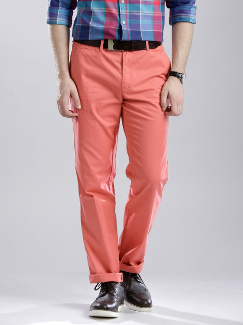 

GANT Coral Pink New Haven Chino Trousers