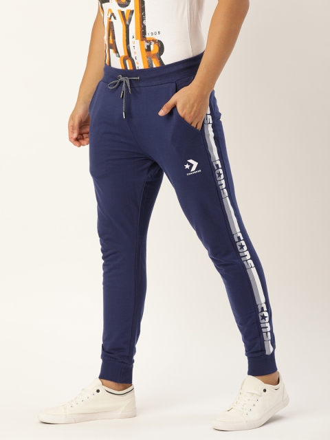 

Converse Men Navy Blue Straight Fit Joggers