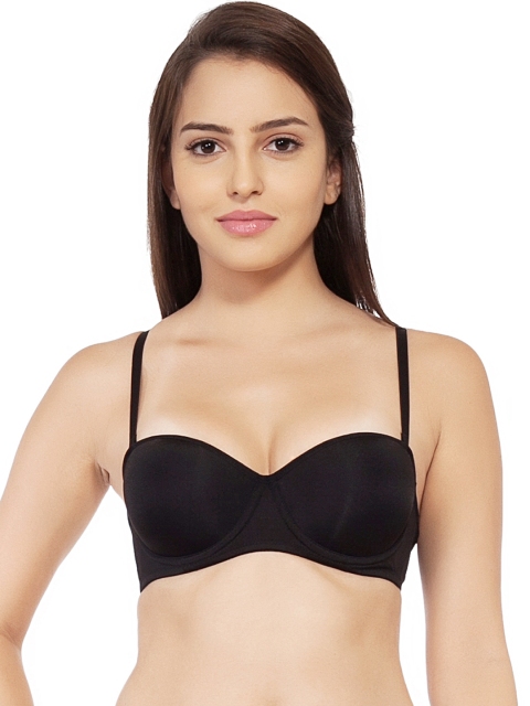 

Soie Black Seamless Push-Up Bra FB-508