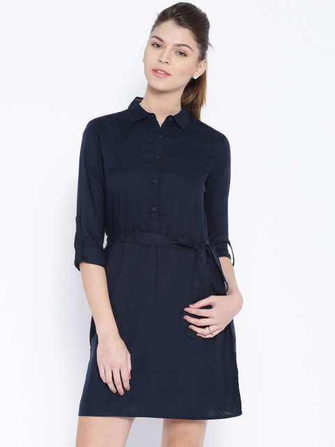 

U.S. Polo Assn. Navy A-Line Dress, Navy blue