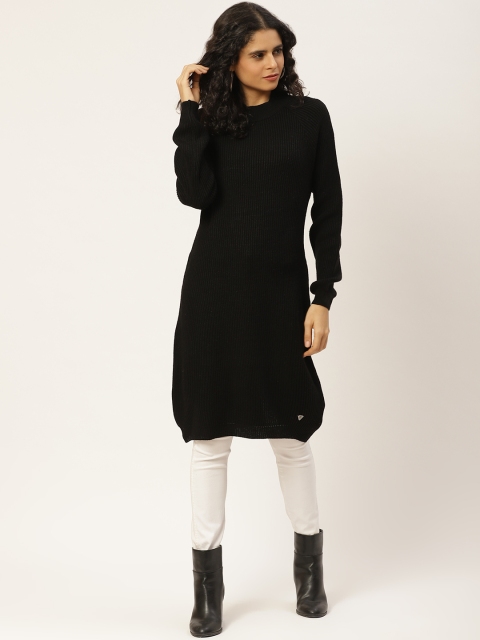 

Duke Women Black Longline Pullover