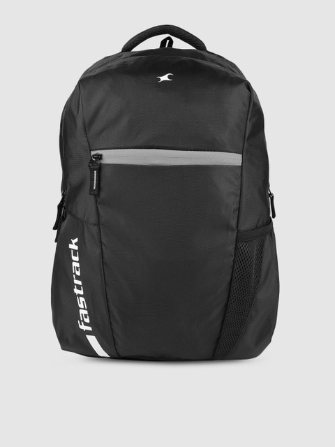 

Fastrack Men Black Brand Logo Backpack