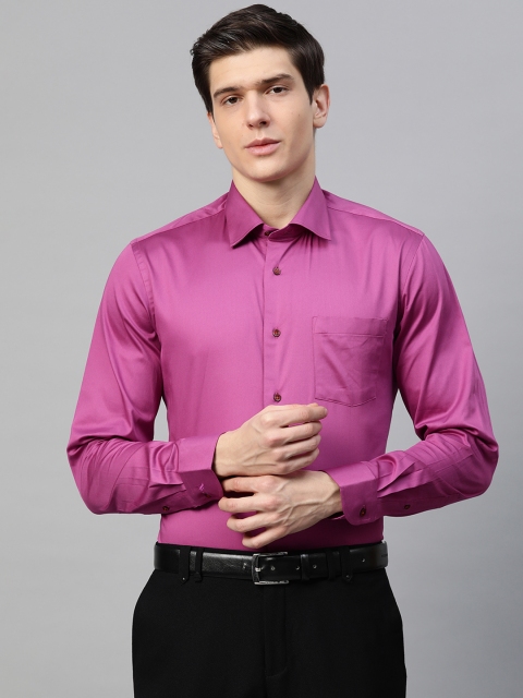 

Blackberrys Men Pink Slim Fit Solid Formal Shirt
