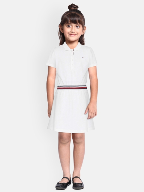 

Tommy Hilfiger Girls White Striped T-shirt Dress