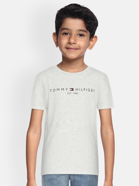 

Tommy Hilfiger Boys Grey Printed Round Neck T-shirt
