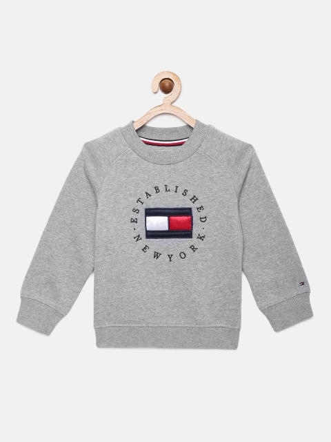 

Tommy Hilfiger Girls Grey Printed Sweatshirt