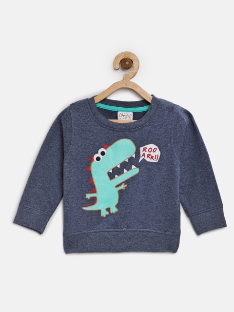 

Donuts Infant Boys Blue Printed Sweatshirt