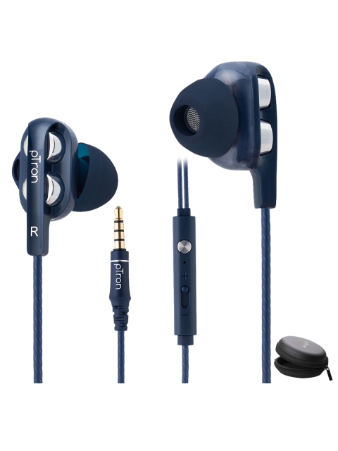 

pTron Blue Boom Pro Dual-Driver Gaming Wired Earphones with Bass & In-line Mic
