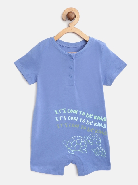 

Marks & Spencer Boys Blue Typography Print Rompers