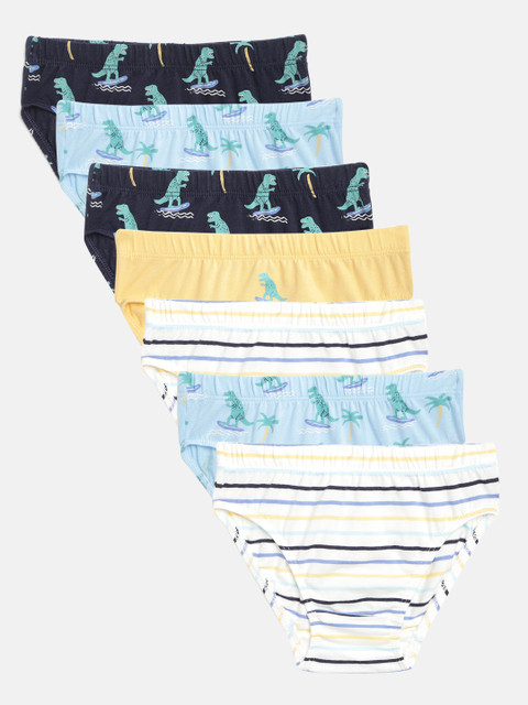 

Marks & Spencer Boys Pack of 7 Briefs T715637D, Blue