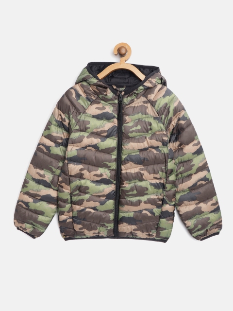

Marks & Spencer Boys Green Printed Lightweight Padded Jacket