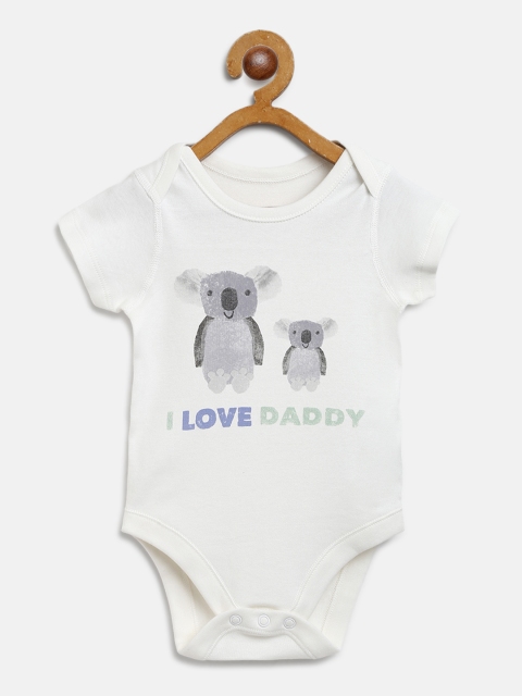 

Marks & Spencer Kids White & Grey Koala Bear Print Bodysuit