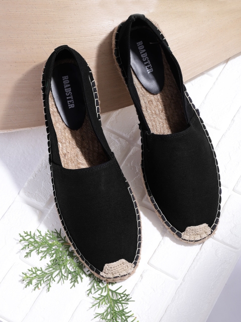 

Roadster Men Black Recycled Denim Espadrilles