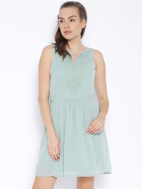 

ONLY Green Fit & Flare Dress