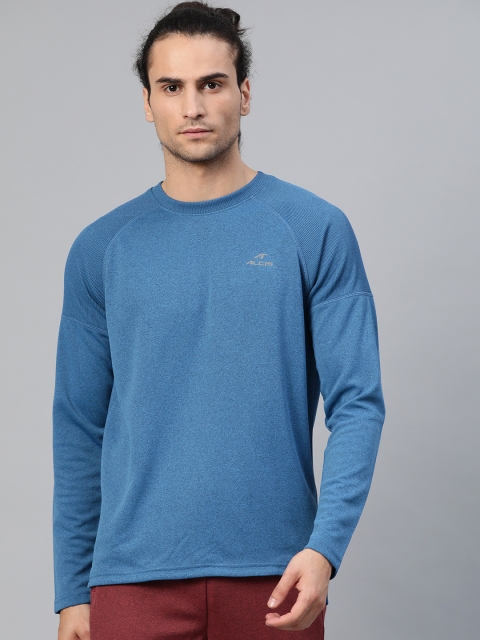 

Alcis Men Blue Solid Round Neck T-shirt