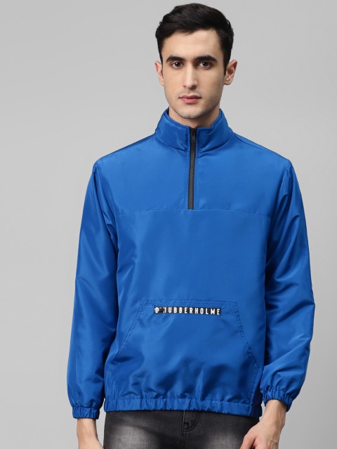 

Hubberholme Men Blue Solid Windcheater and Water Resistant Tailored Jacket
