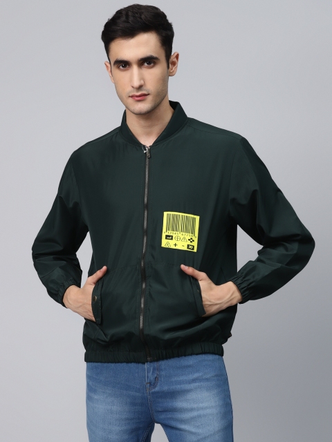 

Hubberholme Men Dark Green Solid Windcheater and Water Resistant Tailored Jacket