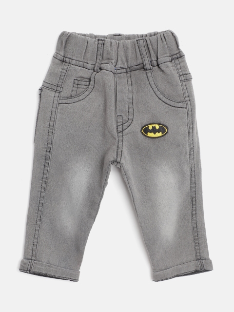 

GAME BEGINS Boys Grey Cotton Regular Fit Mid-Rise Clean Look Jeans