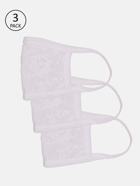 

Skidlers Women 2 Ply Protective Outdoor Cloth Masks, White