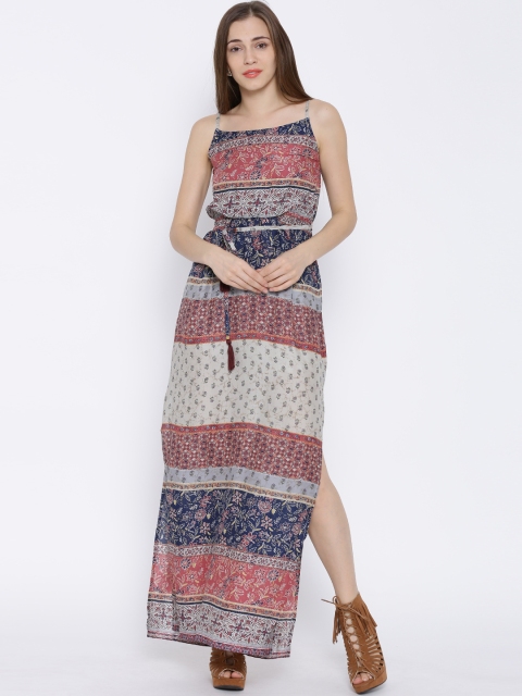 

Tokyo Talkies Multicoloured Printed Maxi Dress, Multi