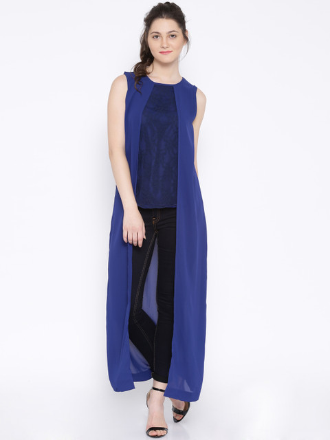 

Tokyo Talkies Blue Maxi Top