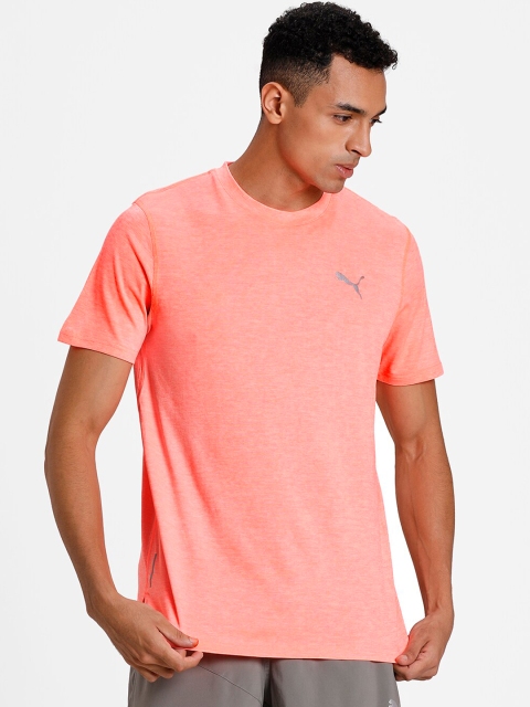 

Puma Men Orange Solid Round Neck T-shirt