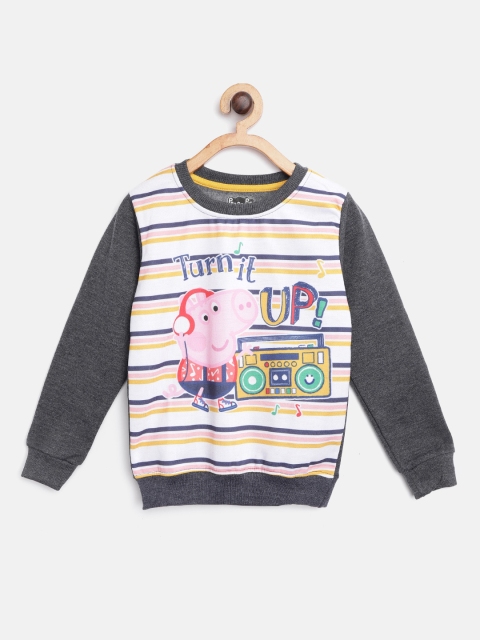 

Eteenz Boys Navy Blue & Pink Peppa Pig Print Sweatshirt