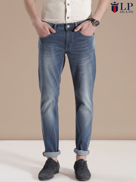 

Louis Philippe Jeans Blue Matt Fit Jeans