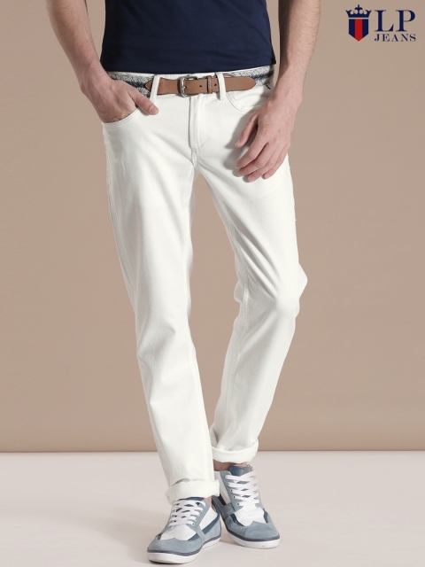 

Louis Philippe Jeans White Matt Fit Jeans