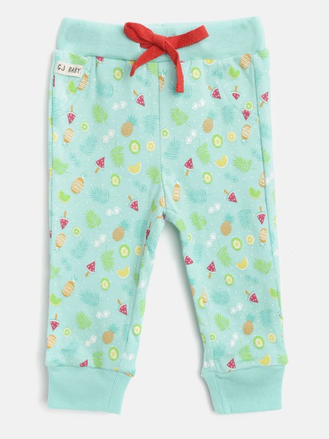 

Gini and Jony Boys Green Conversational Print Joggers