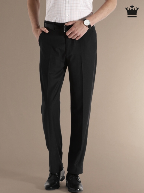 

Louis Philippe Grey Classic Fit Formal Trousers