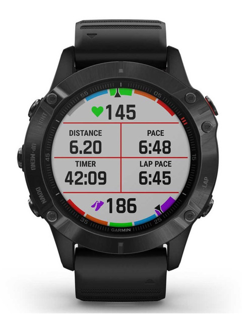 

Garmin Unisex Black Fenix 6 Pro Solar Smart Watch 010-02410-40