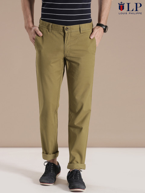 

Louis Philippe Sport Brown Steven Slim Fit Casual Trousers, Khaki