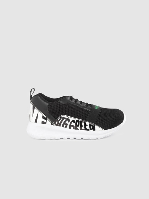 

YK Boys Black & White Hulk Typography Printed Sneakers