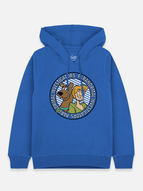 

Kids Ville Boys Blue Scooby Doo Printed Hooded Sweatshirt