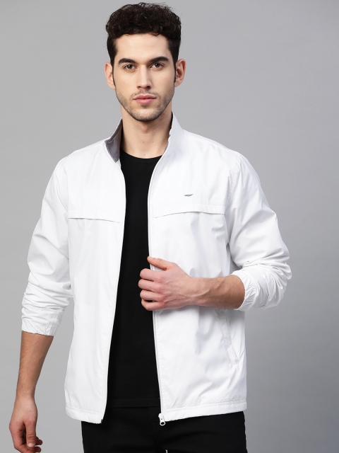 

Park Avenue Men White Slim Fit Solid Tailored Jacket