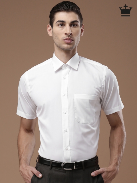 

Louis Philippe White Formal Shirt