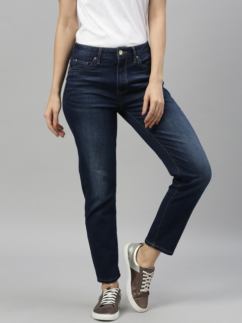 

Tommy Hilfiger Women Blue Slim Fit High-Rise Clean Look Stretchable Jeans