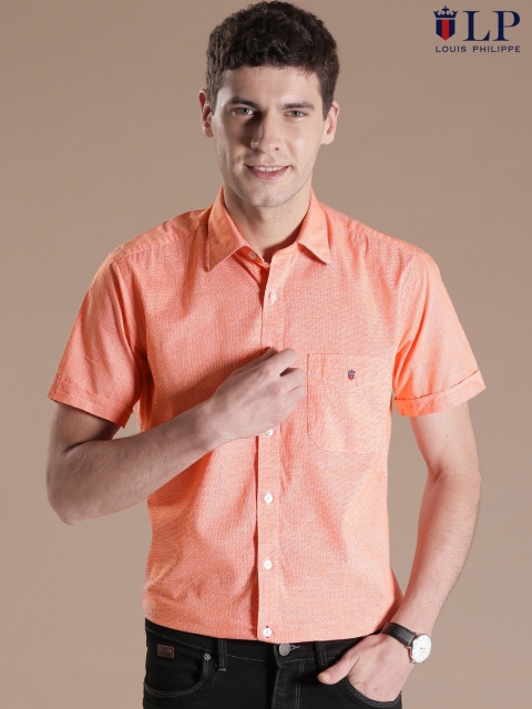 

Louis Philippe Sport Orange Jermyn Tailored Casual Shirt